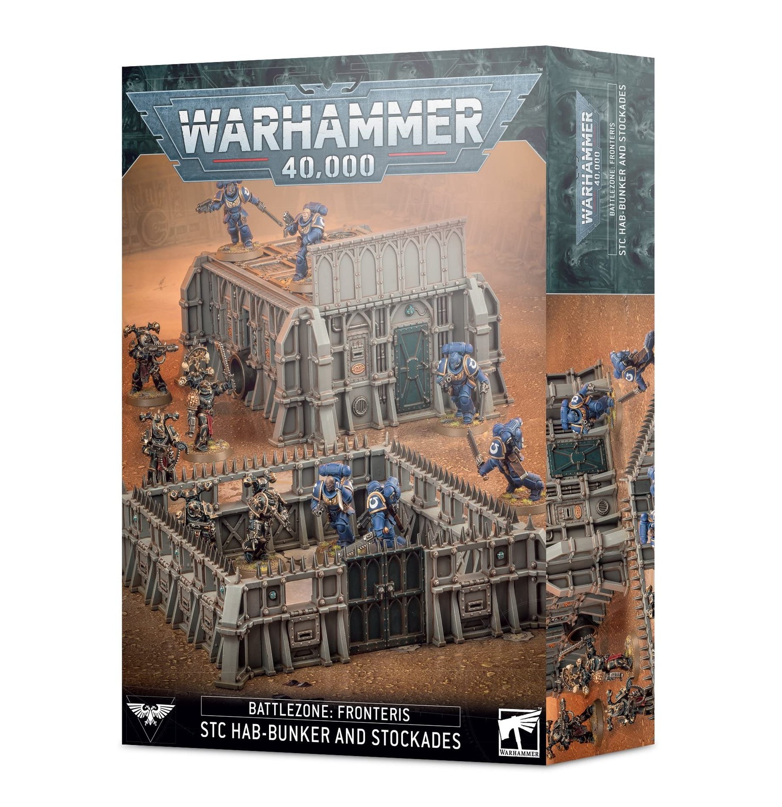 Hab-Bunker and Stockades Terrain Battlezone Fronteris Warhammer 40K