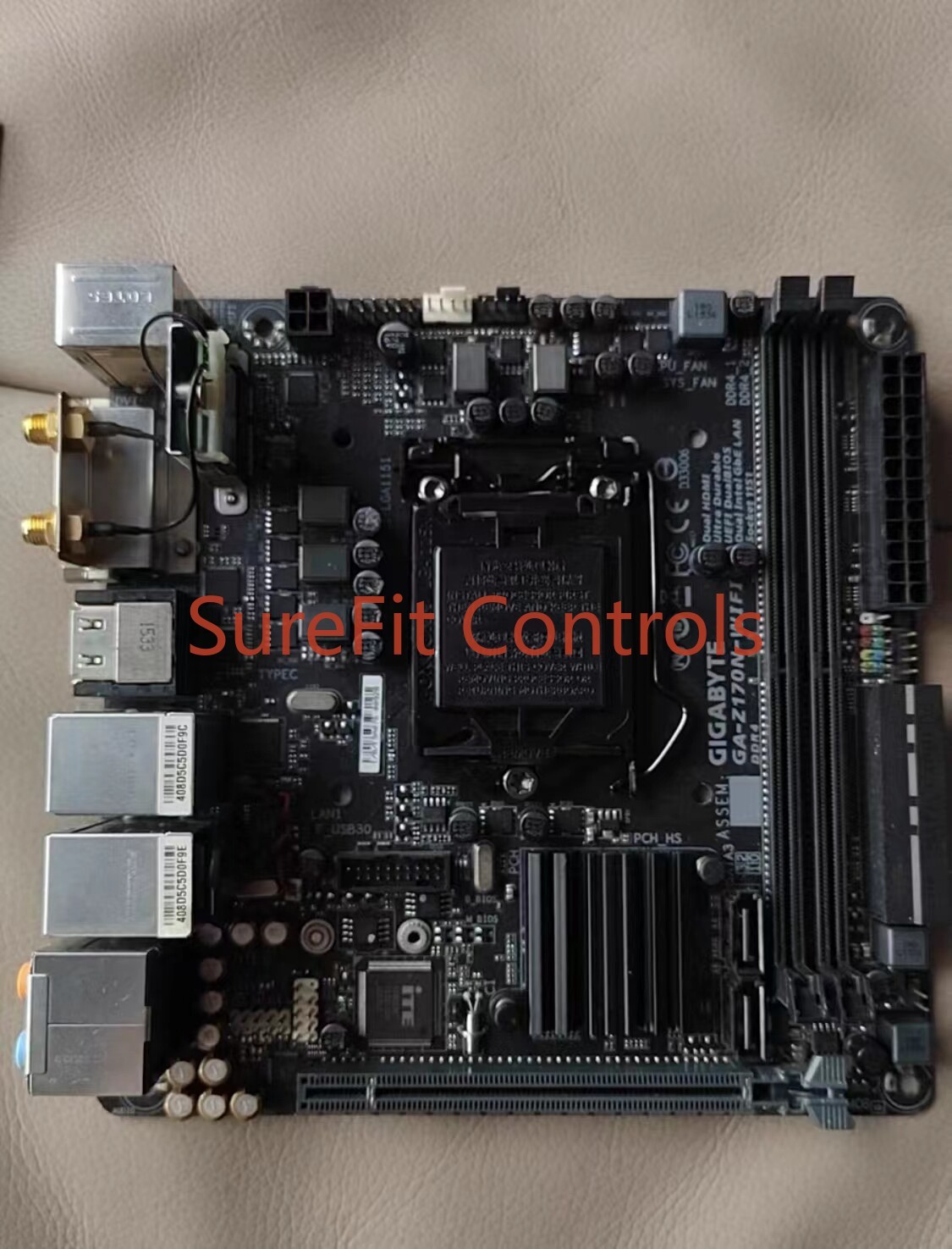 Gigabyte GA-Z170N-WIFI LGA1151 小巧 Motherboard Z170 花版 DDR4 ITX Mainboard 平板零部件 -