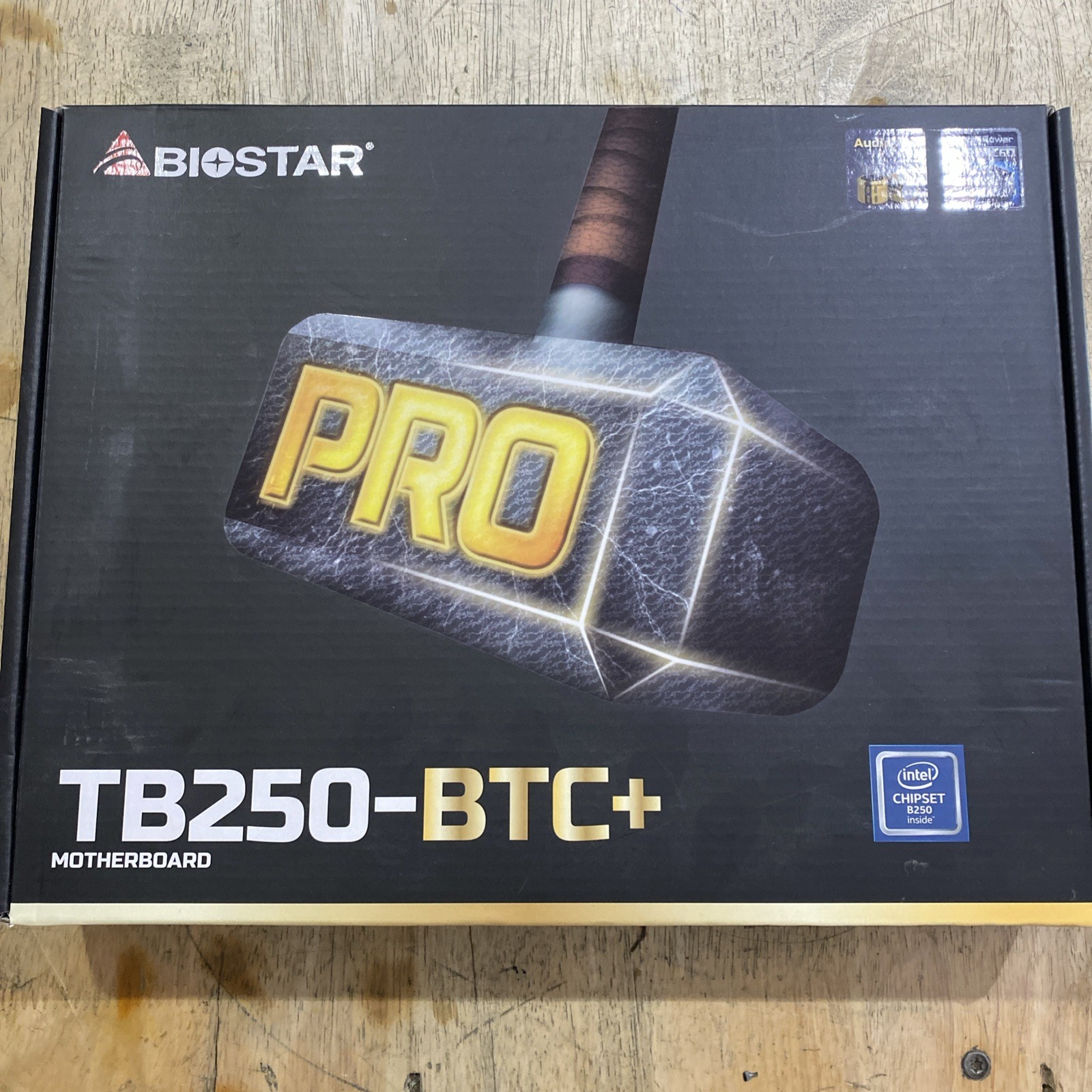 NEW Biostar TB250-BTC Pro LGA1151 DDR4 6 GPU Mining ATX motherboard 8gb Ram+CPU