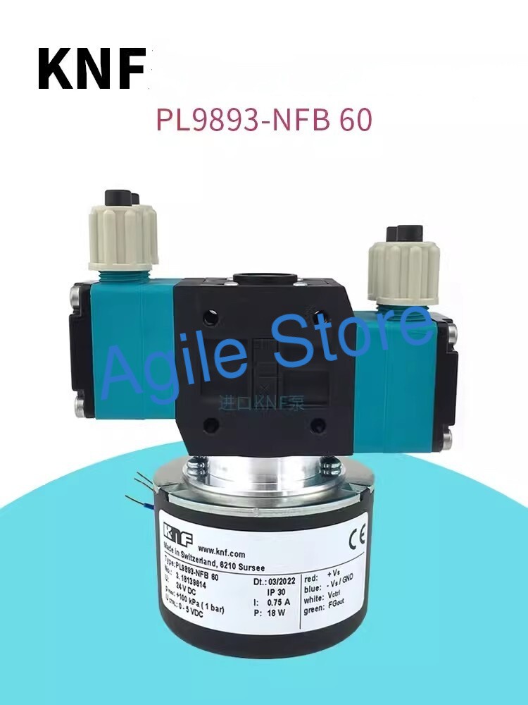1pcs KNF PL9893-NFB60 diaphragm pump Double-head ink pump