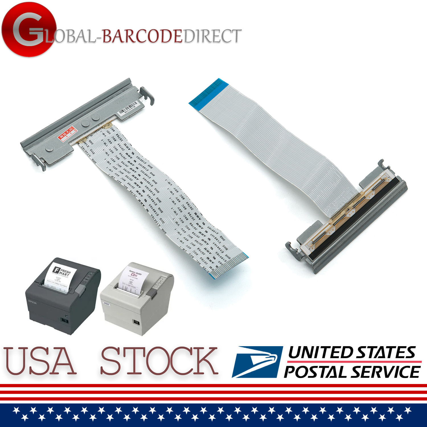 26Pin Thermal PrintHead for Epson TM-T88V TM-T885 Barcode Printer US STOCK
