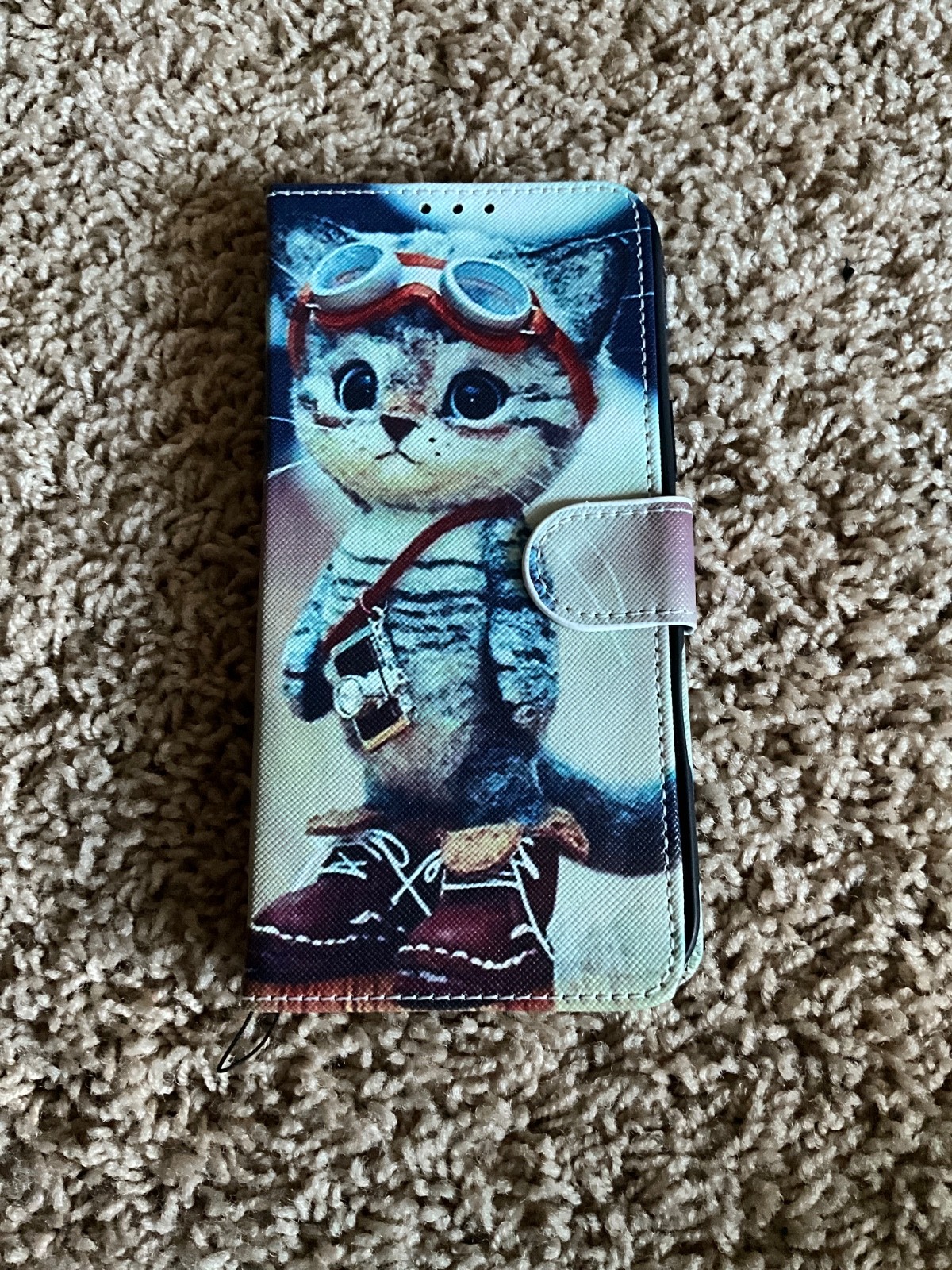 Flip Cat Flower Wallet Cover Case For 17 IPhone Pro Max