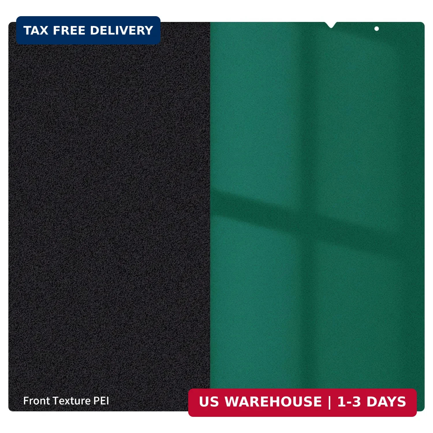 Double Sided Cool Plate + PEI Sheet for Prusa Core One,254x241mm | Textured Low-