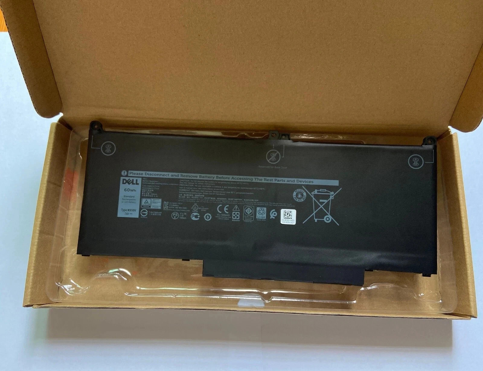 New 42Wh 3DDDG Battery For Dell Latitude 5280 5480 5580 Precision 3520 3530