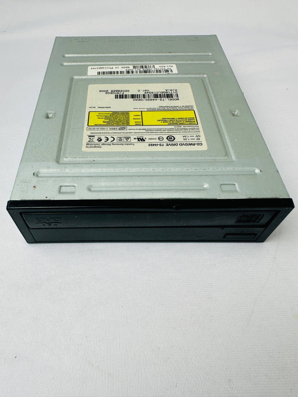 Toshiba Samsung TS-H492C/DEAH TS-H492 CD-RW/DVD-ROM Drive