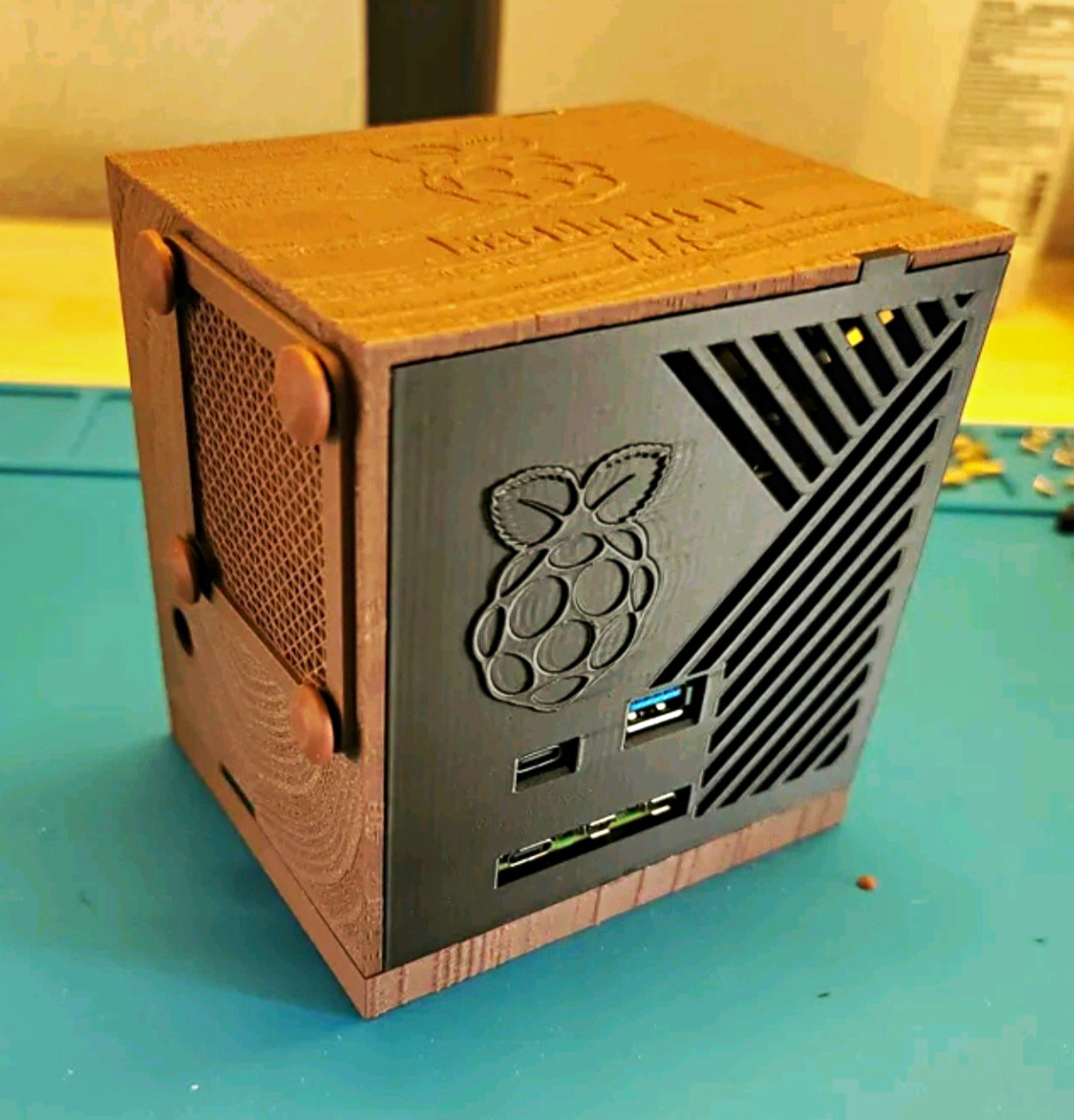 Raspberry Pi 5 NAS Case for NVMe - ( 3D Printed Case )