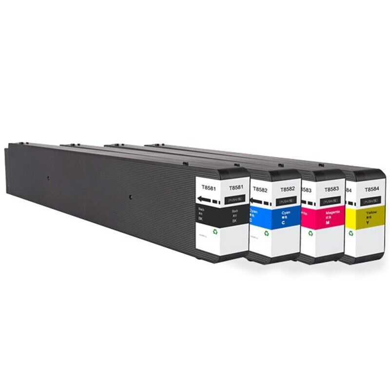 T8581-T8584 Pigment Ink Cartridge Compatible For Epson WF-C20590 WF-C20750a