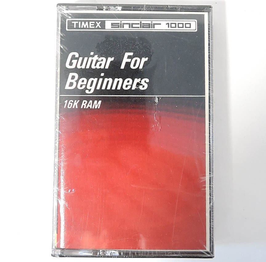 RARE GUITAR FOR BEGINNERS NEW SEALED TIMEX SINCLAIR 1000 CASSETTE SOFTWARE