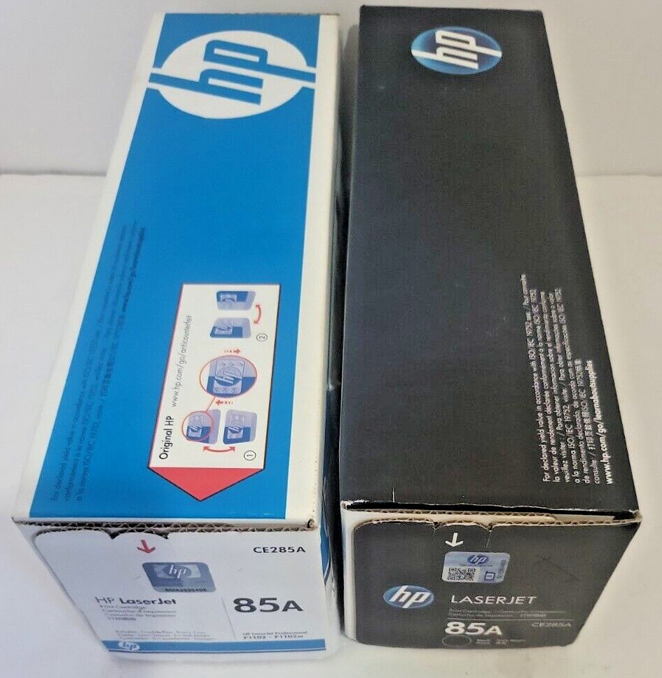 CE285A 85A CE285D New Genuine HP 2pk Black Print Cartridges