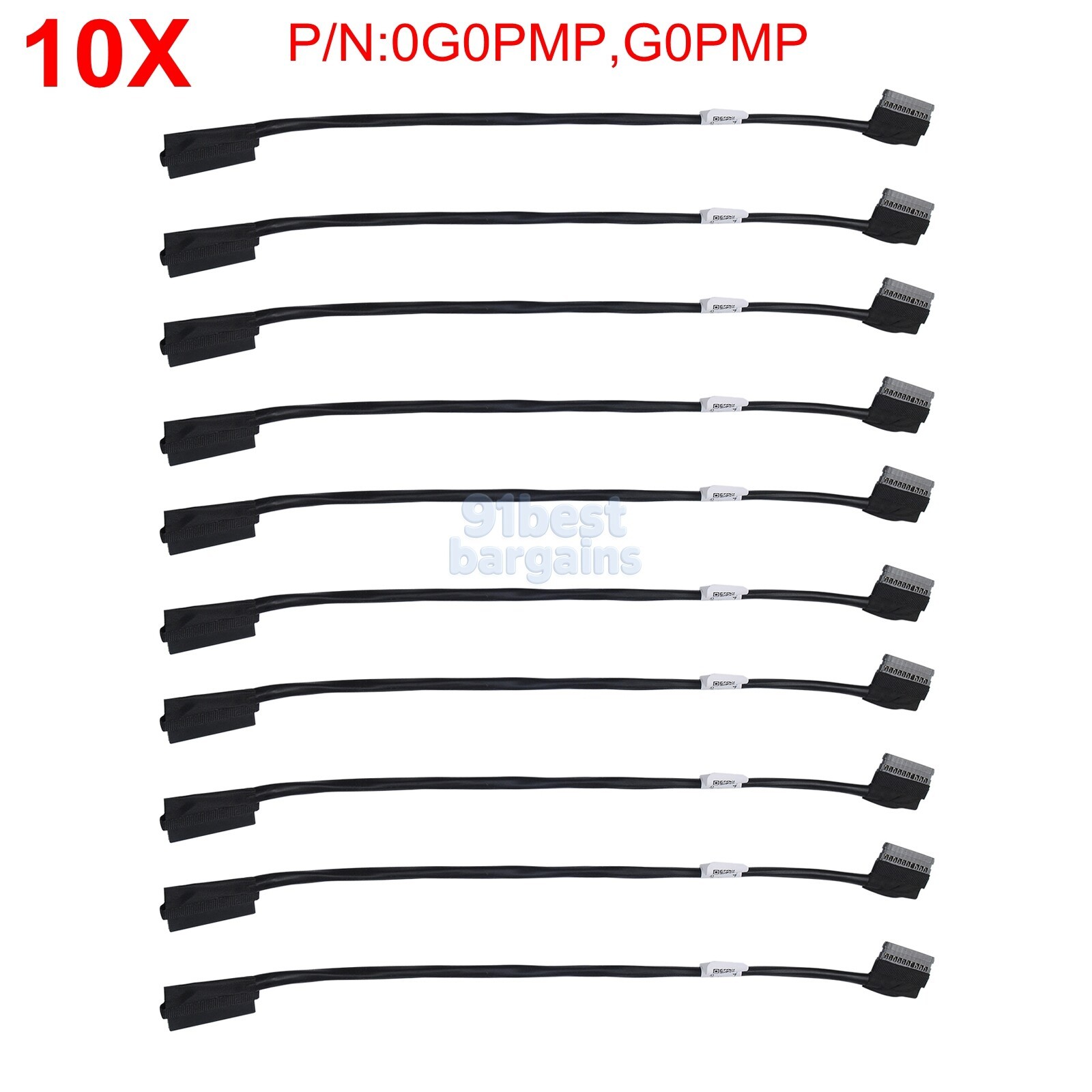 10pcs for Dell Latitude 5300 5310 2-in-1 E5300 5310 0G0PMP Battery Cable 0G0PMP