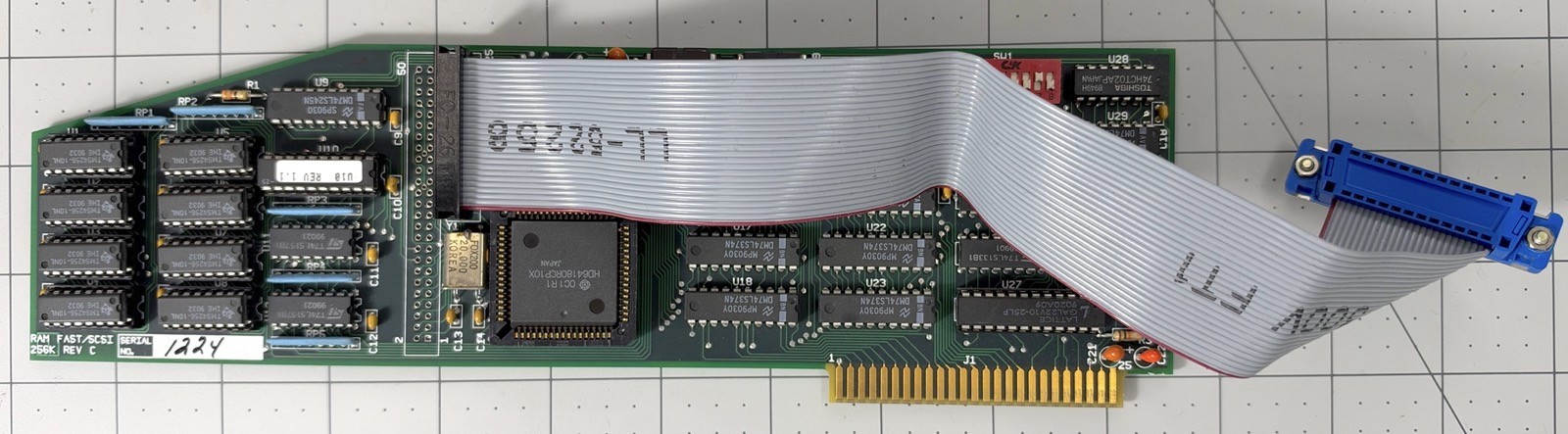 RamFAST/SCSI Rev. C for Apple II Computers 256K Cache RamFAST SCSI – Works