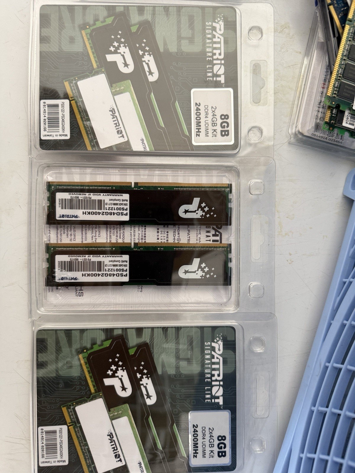 Patriot/Samsung/Hynix RAM Modules Mixed Lot + Intel Core 2 Duo E4600 CPU