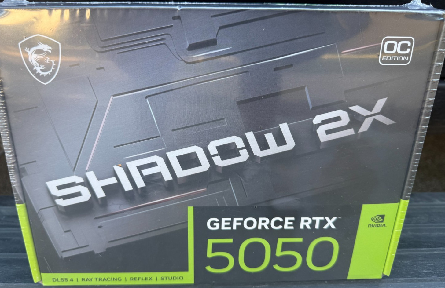 MSI GeForce RTX 5050 8G SHADOW 2X OC Graphics Card, 8GB GDDR6, DPx3, HDMIx1, DLS