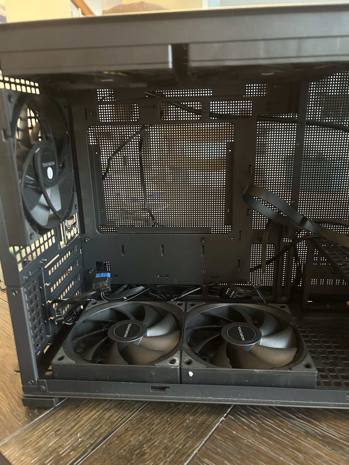 Jonsbo D32 Pro MicroATX PC Case Black Tempered Glass Side Panel USB-C