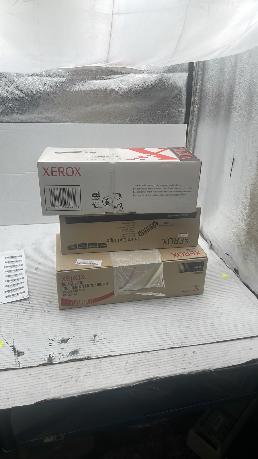 Xerox 13R573 113R00671 M20 M20i 4118 106R01047 Toner & Drum Cartridges Lot of 3