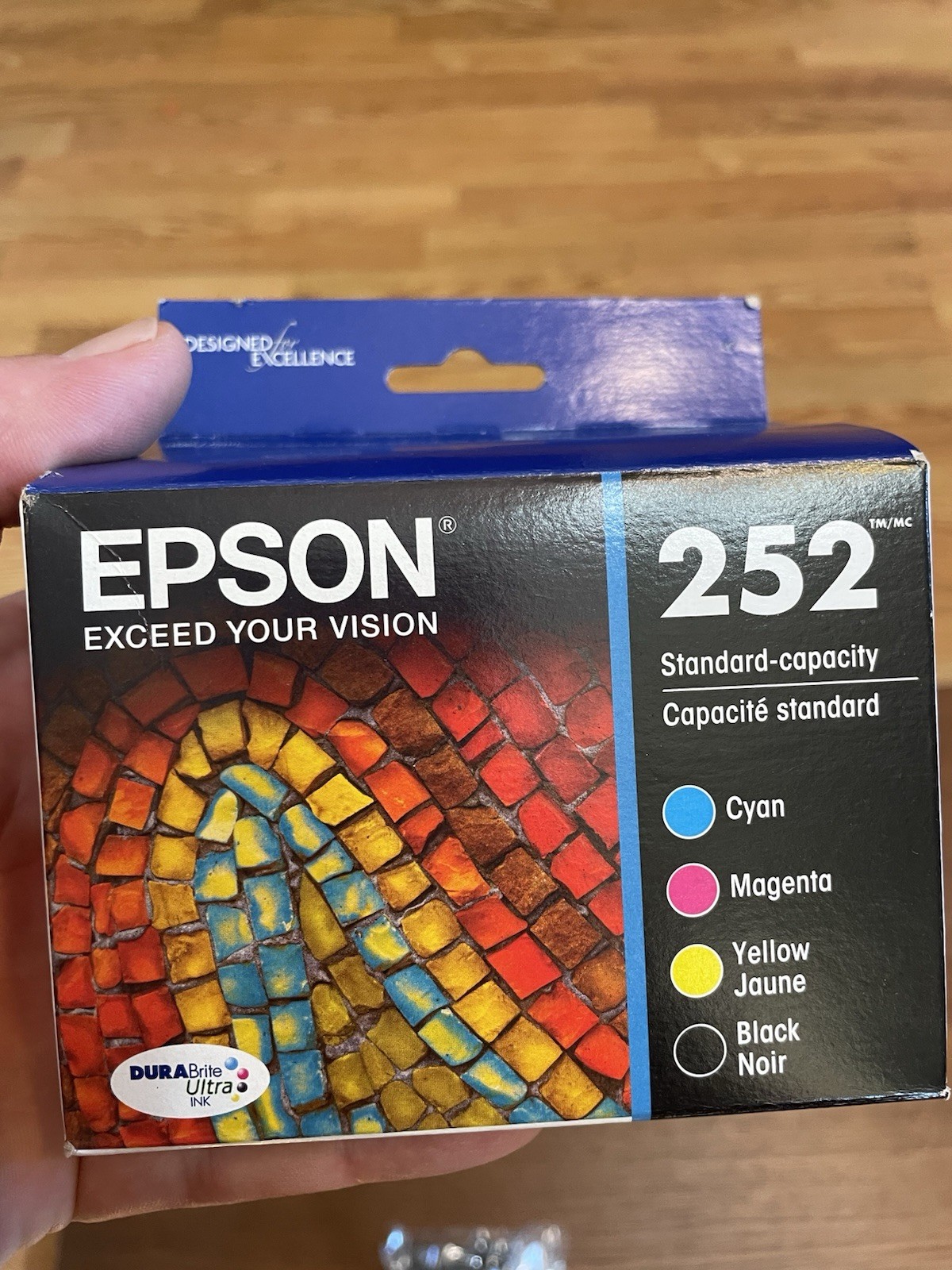 Epson DURABrite T252120-BCS Black/Cyan/Magenta/Yellow Ink Cartridge
