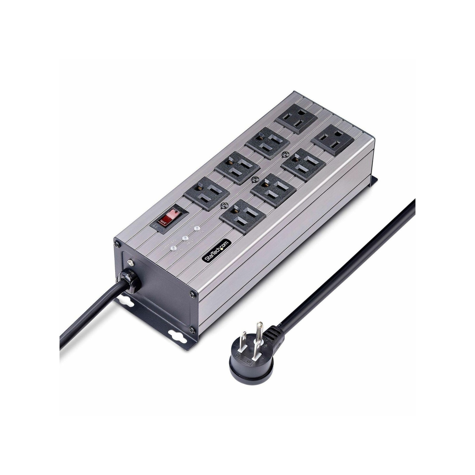 Startech 8N515S12-POWER-STRIP 8-PORT INDUSTRIAL POWER STRIP - SURGE PROTECTION M