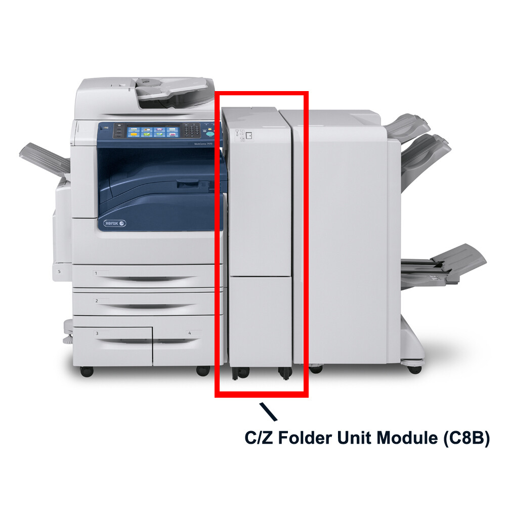 Xerox CZ Folder Unit Module C8B for D4A Booklet Maker Finisher for Xerox C60/C70