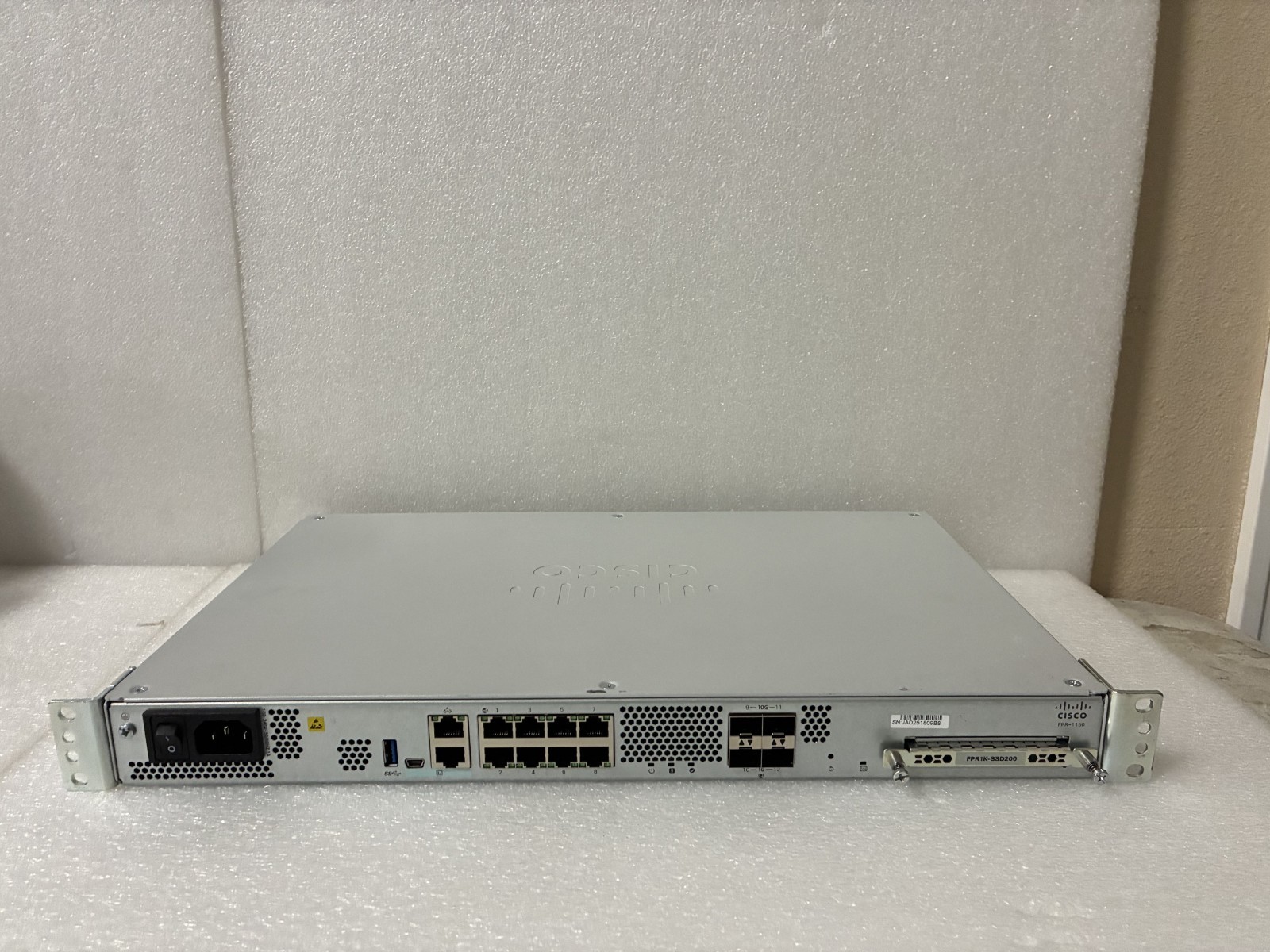 Cisco Firepower FPR1150-NGFW-K9 Firewall Security Appliance SSD200 Clean Serial