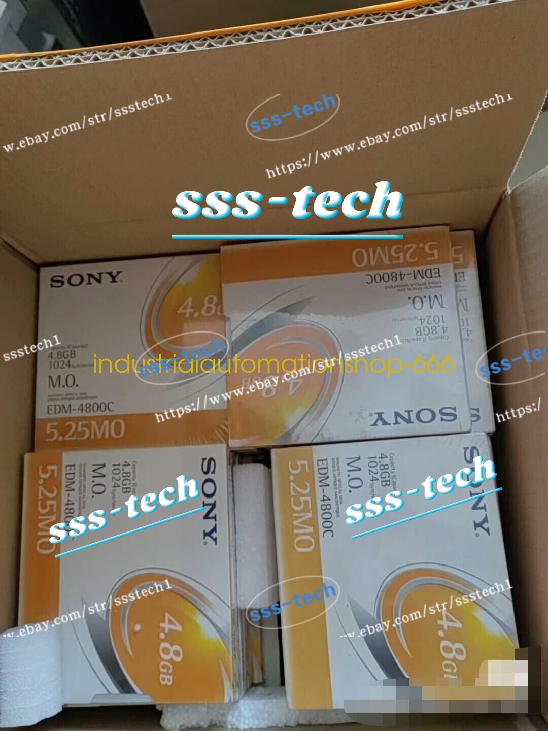 1pc NEW Sony EDM-4800C 4.8GB MO RW-media Via DHL or FedEX