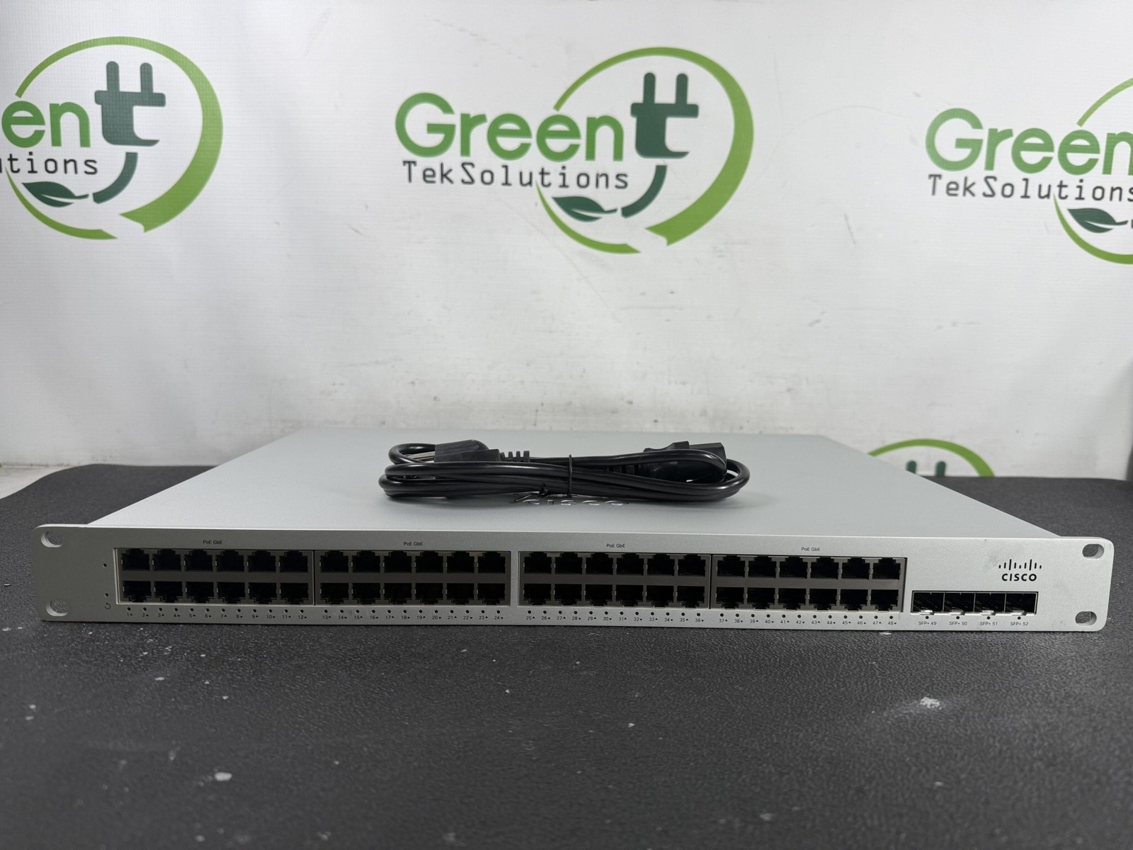 Cisco Meraki MS225-48LP-HW 48-Port Gigabit PoE+ 4x SFP+ Switch UNCLAIMED