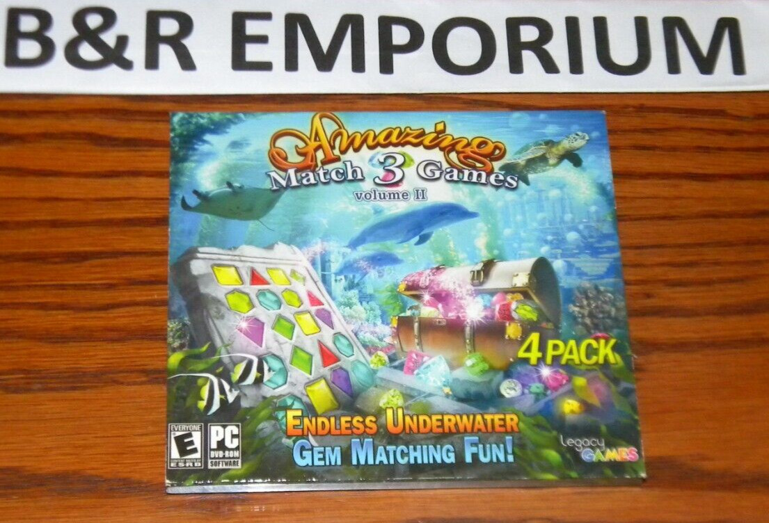 Amazing Match 3 Games: Endless Underwater Gem Matching Fun (2014) - Used CD-ROM