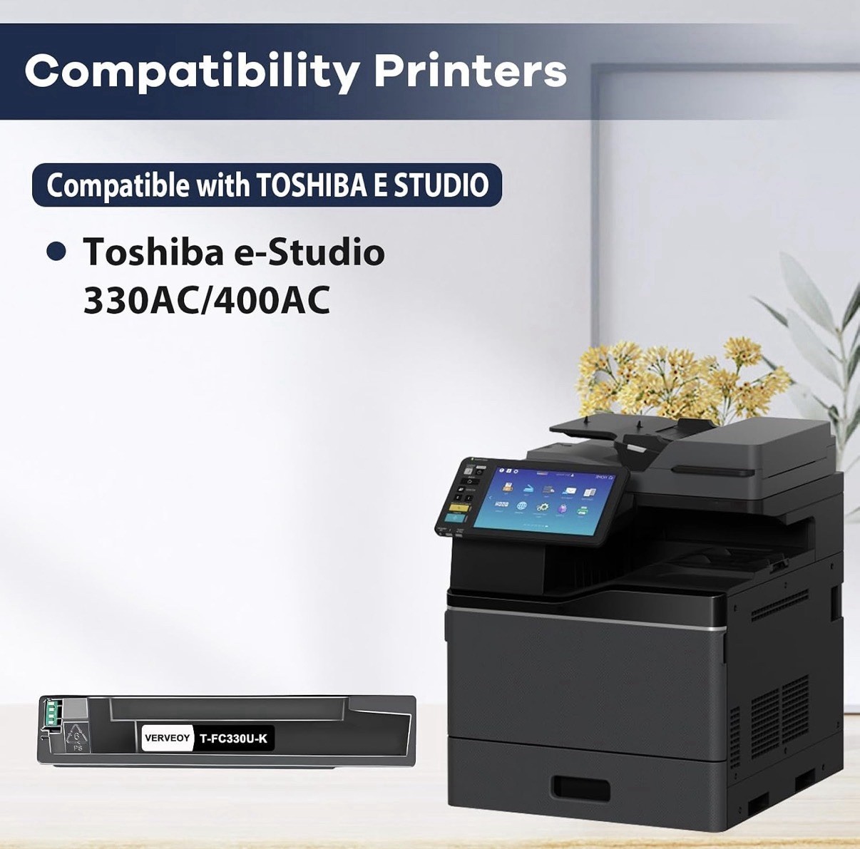 GENUINE TOSHIBA T-FC330U-K (E-STUDIO 330AC) BLACK TONER CARTRIDGE NIB