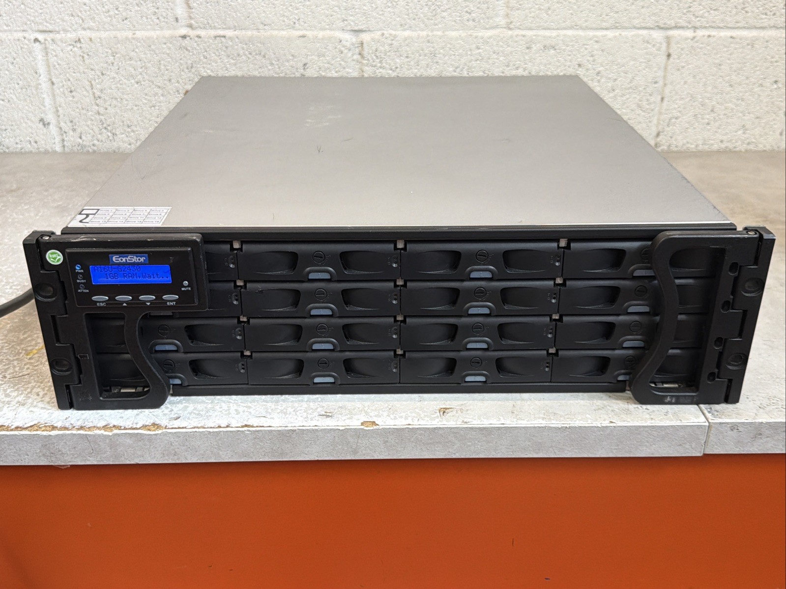 Infortrend EonStor A16U-G2430 16-Bay 3.5" RAID Disk Array - Dual PSU