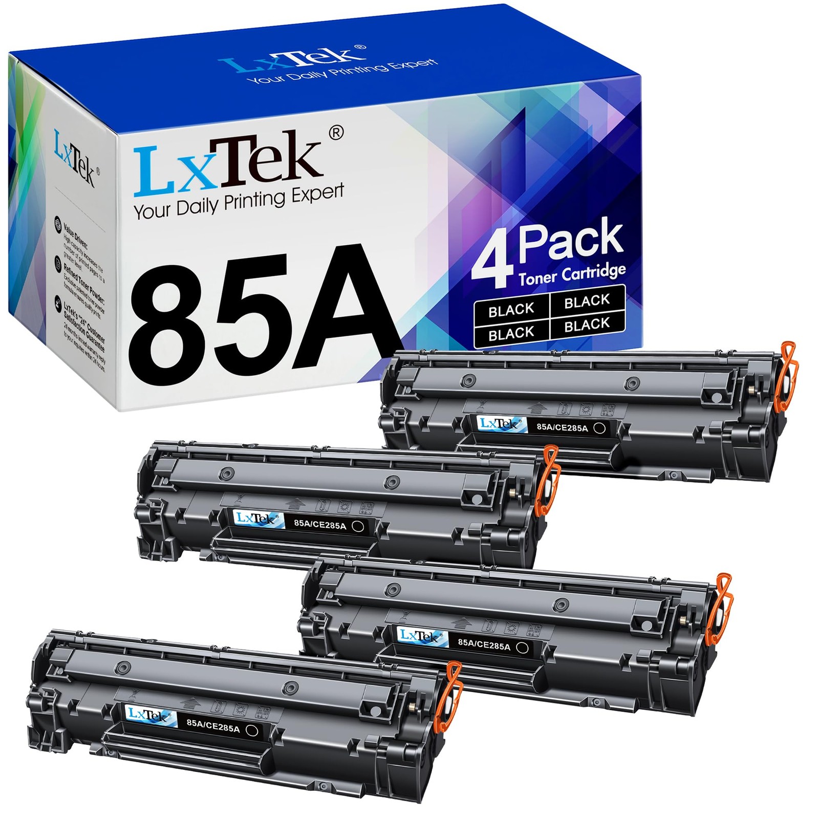 LxTek Compatible Toner Cartridge Replacement for HP 85A CE285A to use with