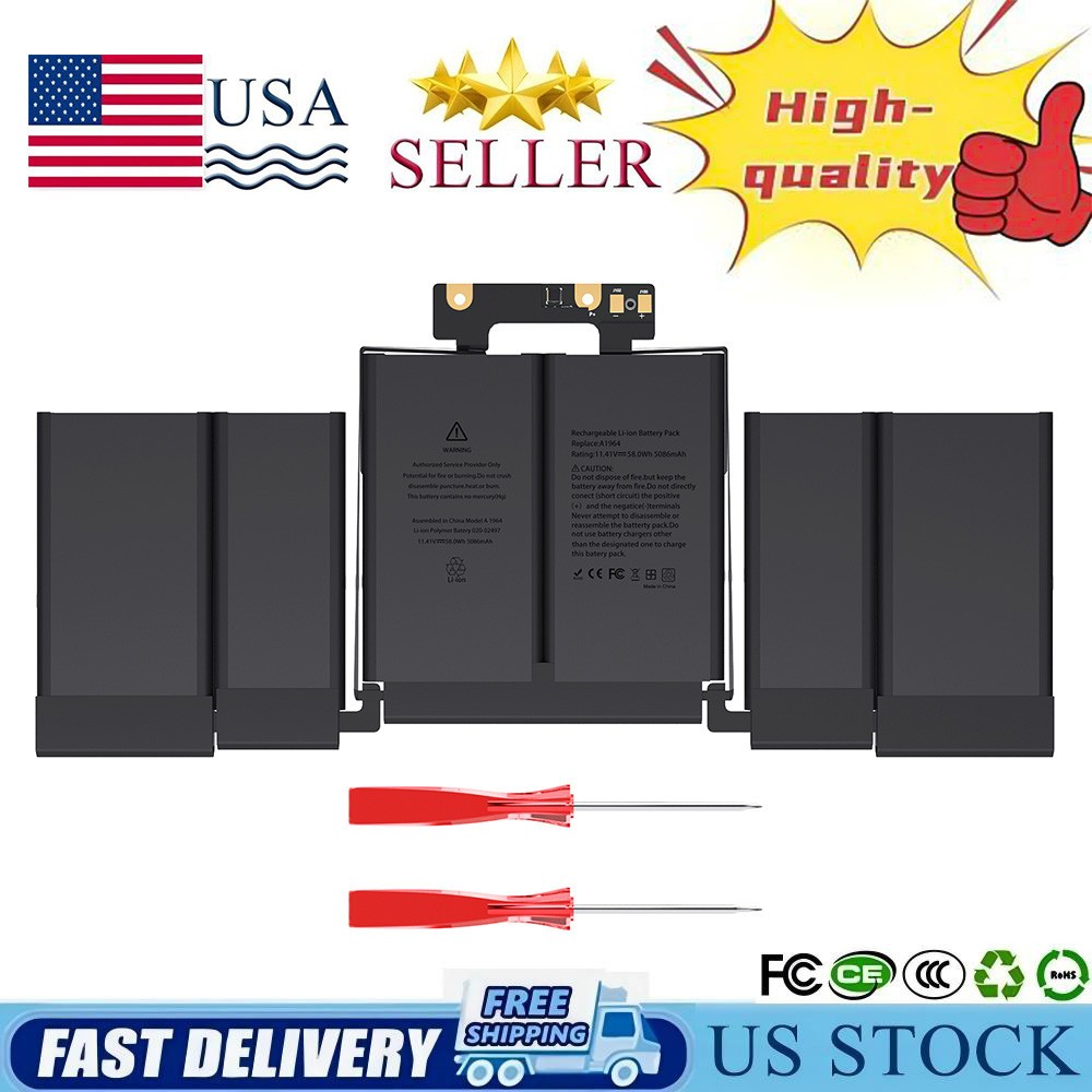 A2251 A1964 Battery for Apple Macbook Pro 13 inch A1989 A1964 Mid 2018 2019 2020