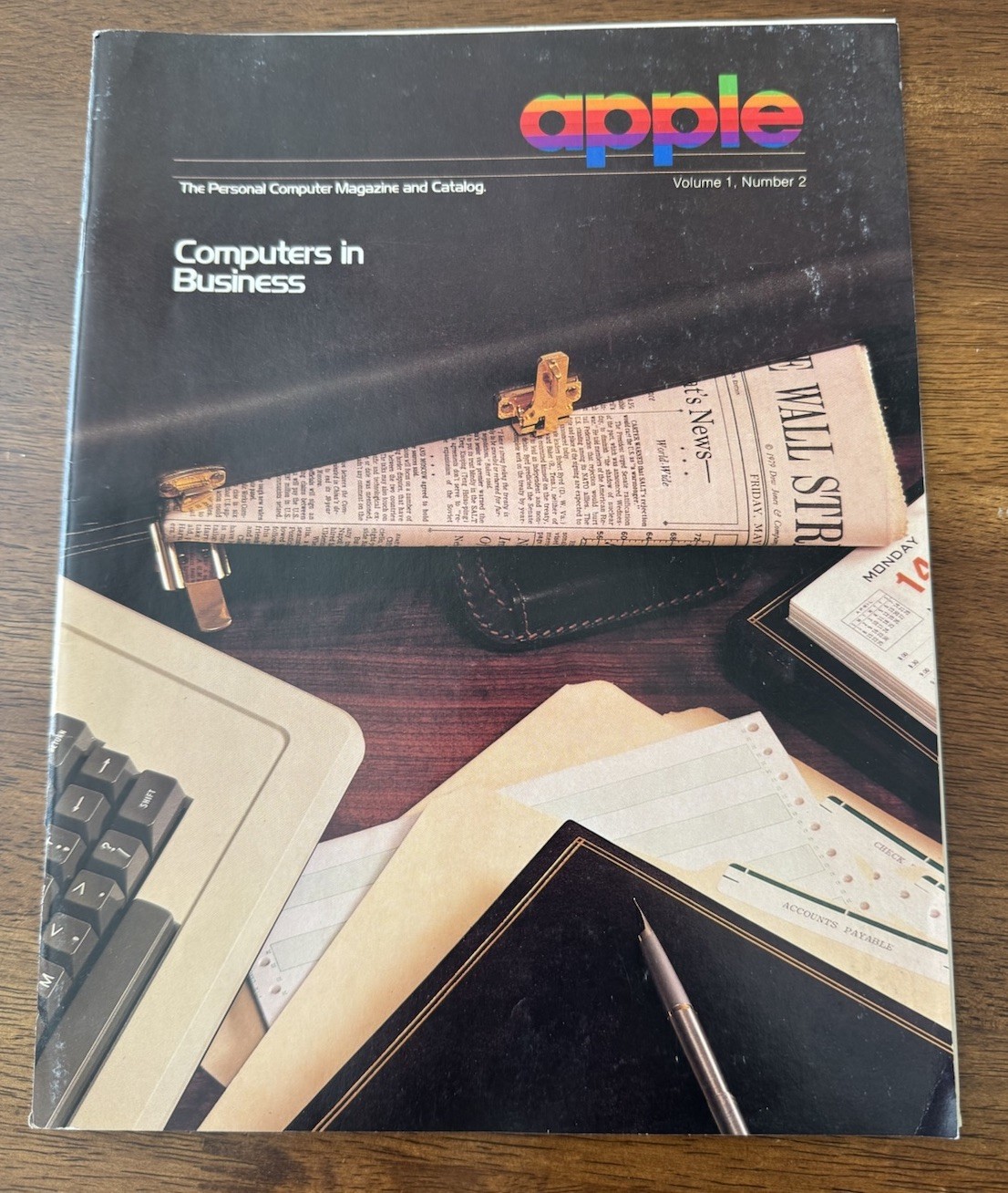 Vtg. 1979 Apple The Personal Computer Magazine Vol. 1 #2 Computers In Business