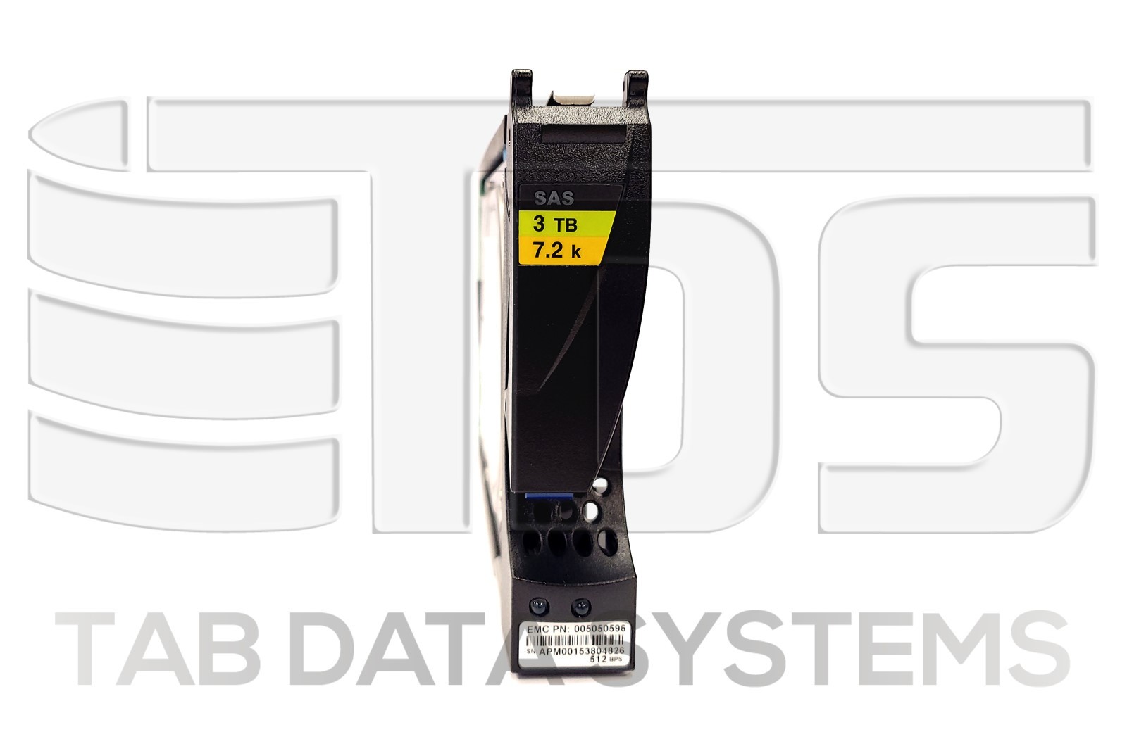 New Open Box EMC Data Domain 005050596 3TB 7.2K 3.5" SAS HDD for ES30 Disk Shelf