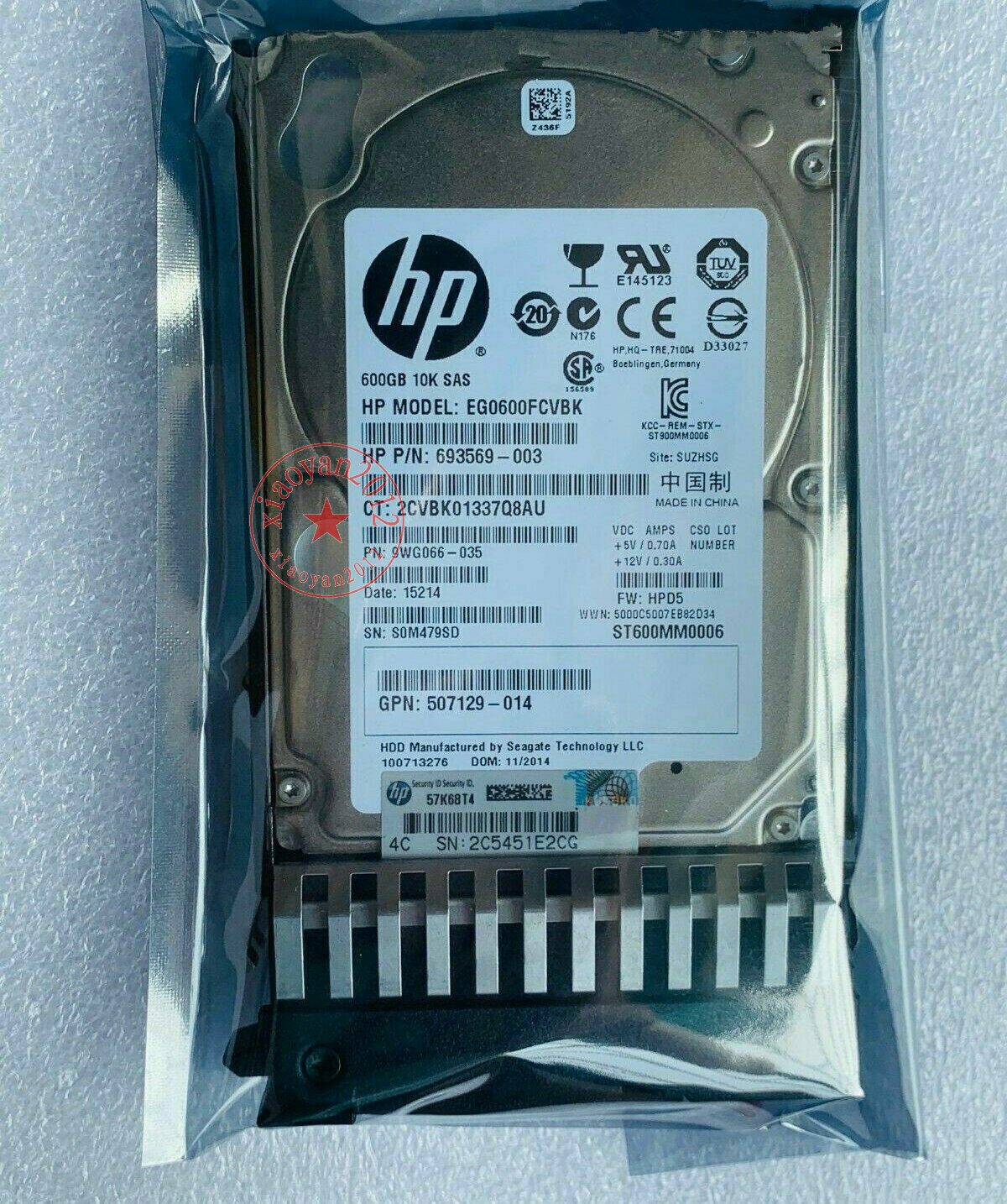 HP 581286-B21 HP 600GB 10K 2.5