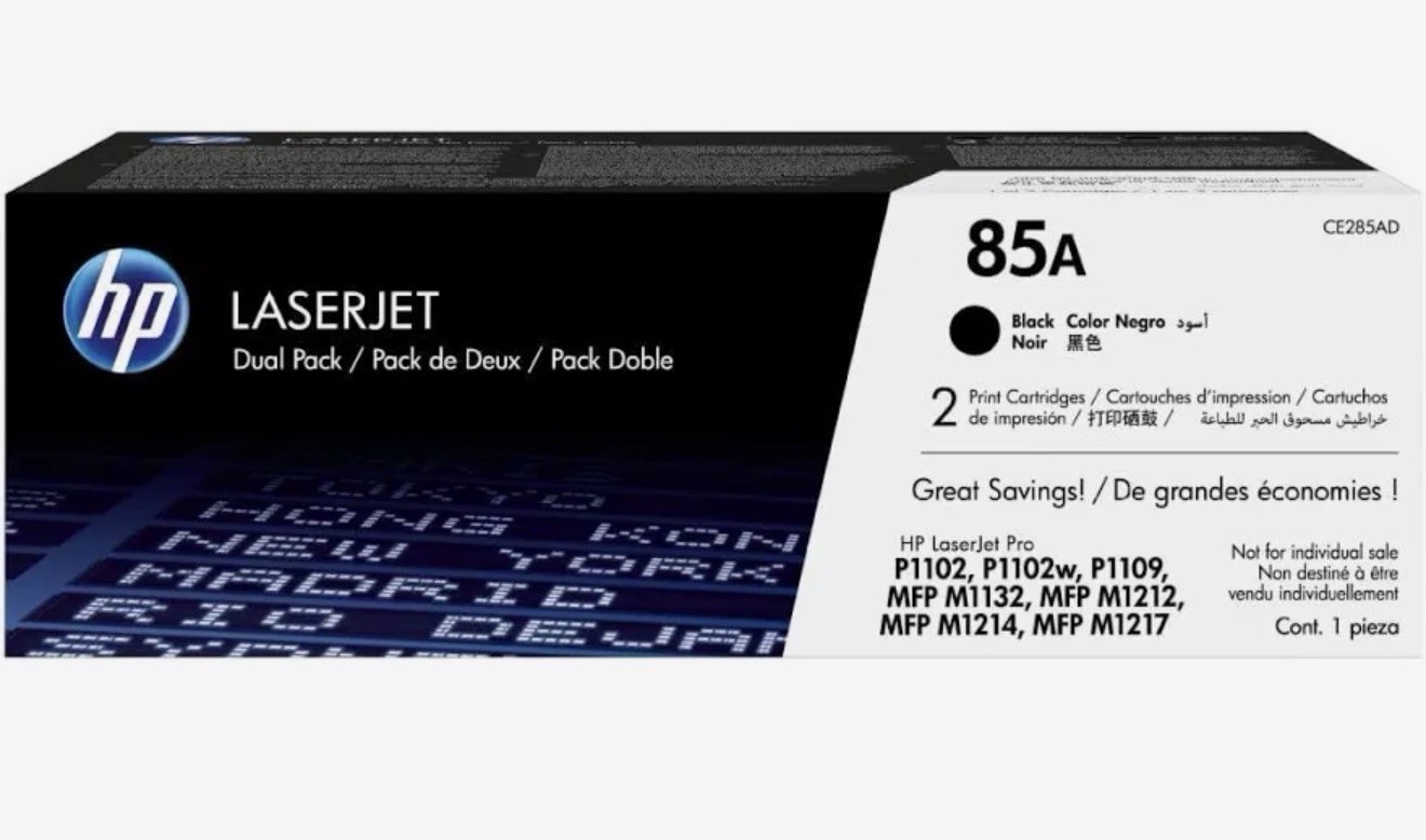 BLACK - HP 85A BLACK STANDARD YIELD TONER CARTRIDGE CE285A SEALED