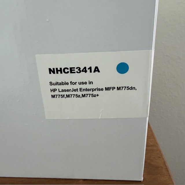 New HP LaserJet Enterprise Cyan Compatible Toner to 651A Cartridge for MFP M775