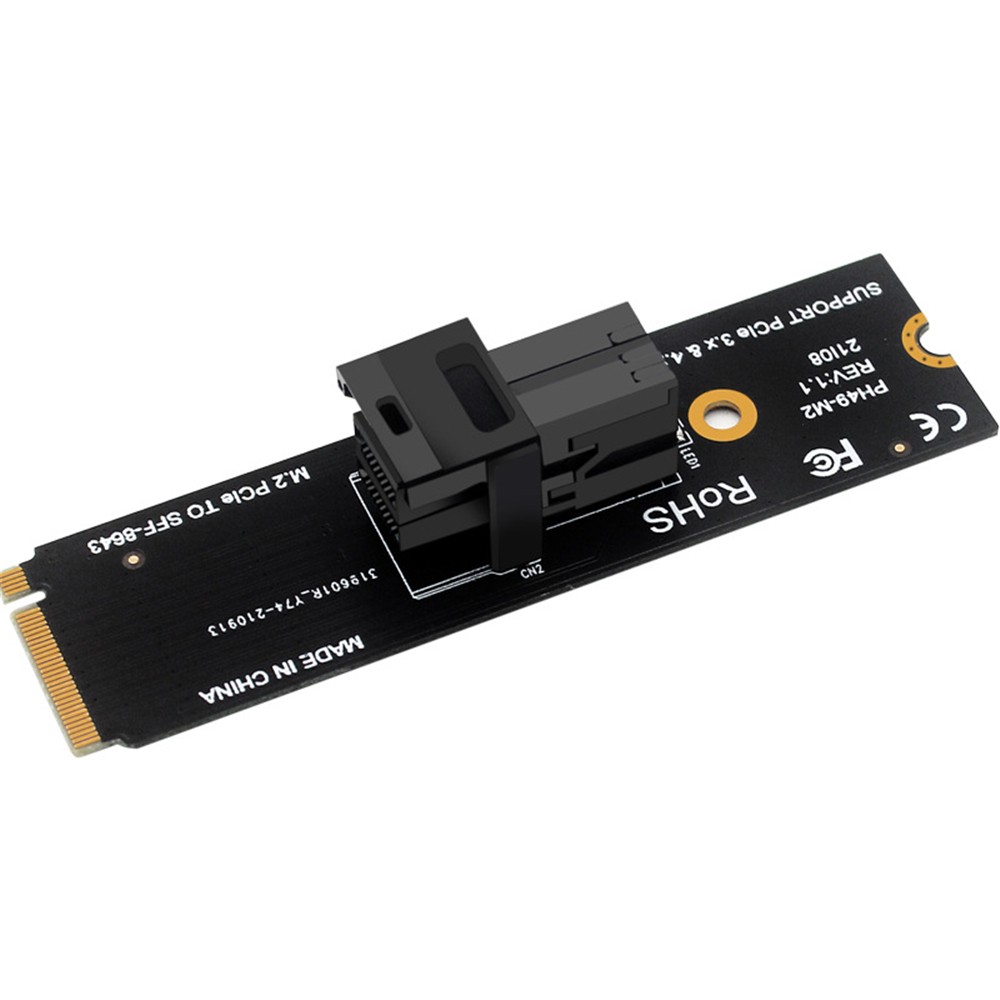 M.2 Mkey NVME to SFF-8643 U.2 Adapter Card PCIE 4.0 to SFF8643 U.2 Adapter Card