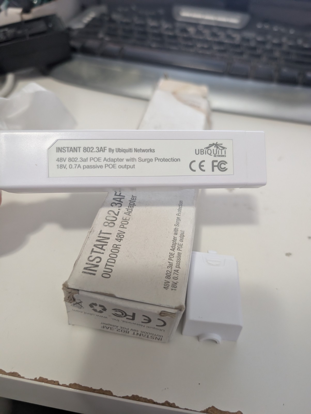 Ubiquiti Airmax INS 802.3AF  Outdoor 48V POE Adapter