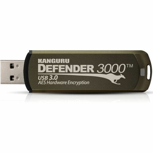 Kanguru Defender3000 FIPS 140-2 Certified Level 3, Encrypted Flash Drive, 1T