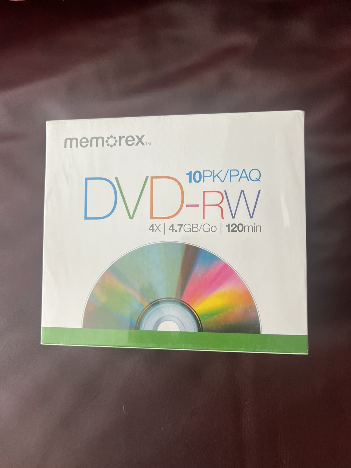 Memorex  NEW  SEALED 10pk DVD + RW 4X 4.7 GB 120 Min  Rewritable in jewel cases