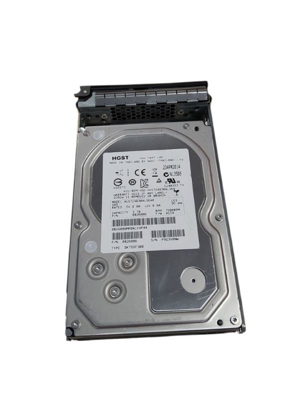Hitachi HUS724030ALS640-OEM 3TB 7.2K SAS 6GBPS 3.5" HDD 0B26311 4z