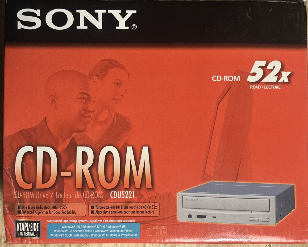 Sony CRX215A1 48x/24x/48x CD-R/RW Drive Windows XP 2000 98 New