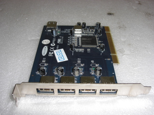 Belkin N10117 PCI 4-Port USB Card TESTED