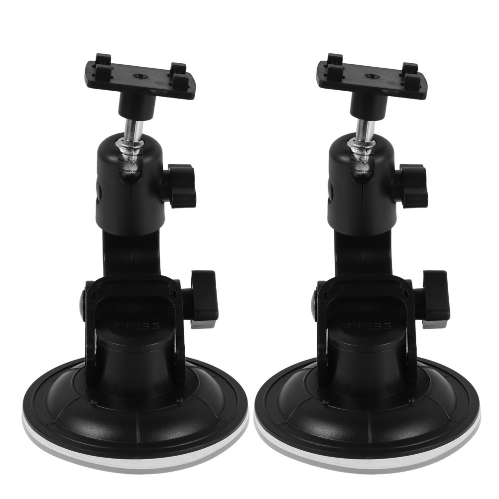 2pcs Black Car Phone Holder with Suction Cup, Windshield Mount