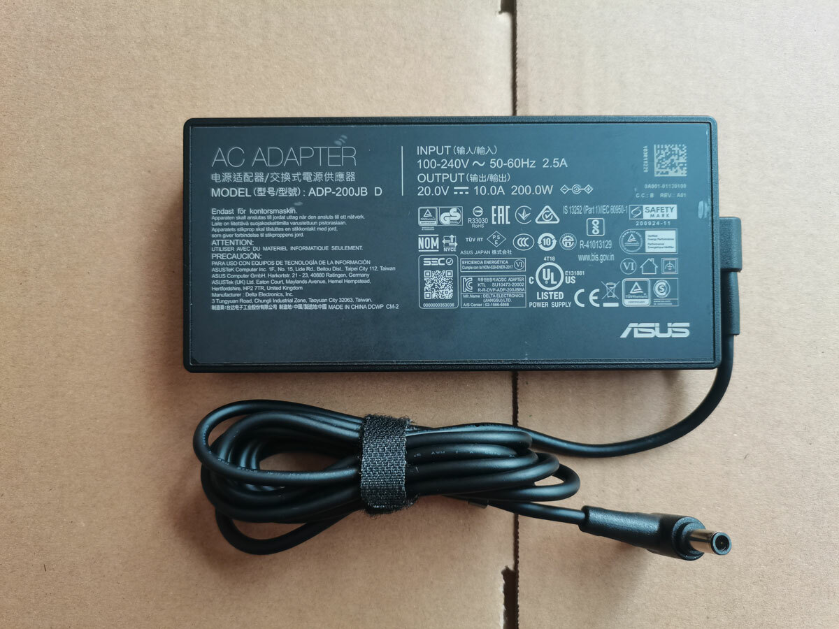 OEM 20V 10A ADP-200JB D For ASUS TUF F15 FX506HM-HN014T Original 200W AC Adapter