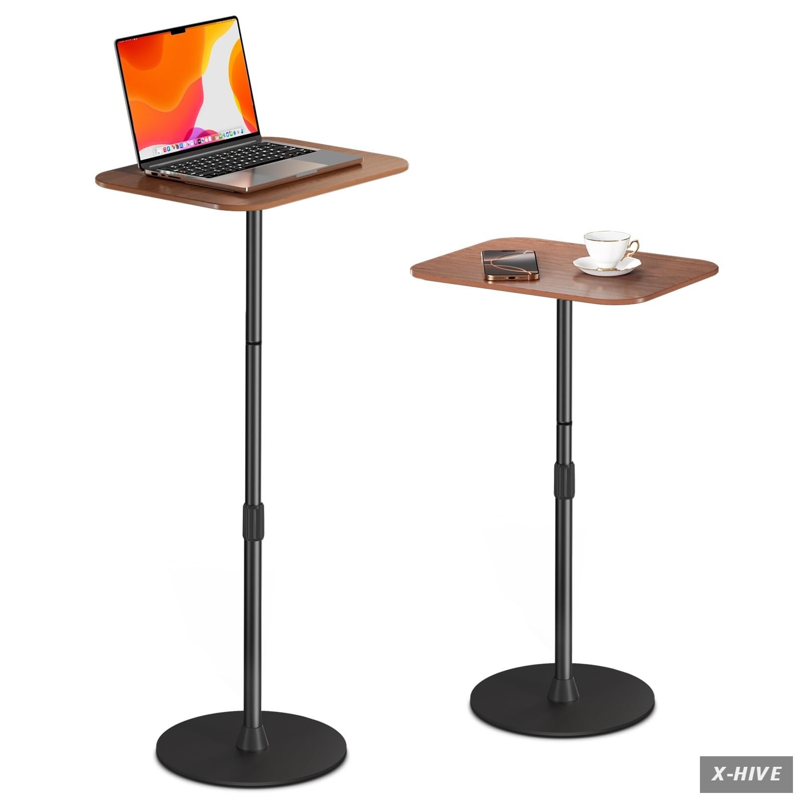 Adjustable Laptop Floor Stand & Portable Standing Desk - Height Adjustable Mo...