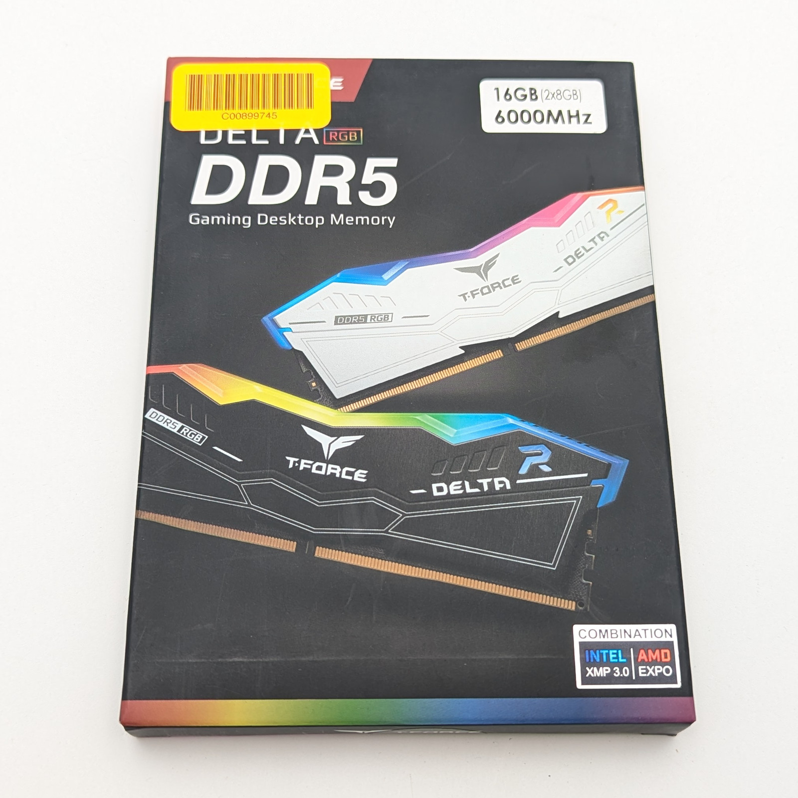 Team Group T-Force 16GB (2x8GB) DDR5 DIMM 6000 PC5-48000 (FF3D516G6000HC38ADC01)