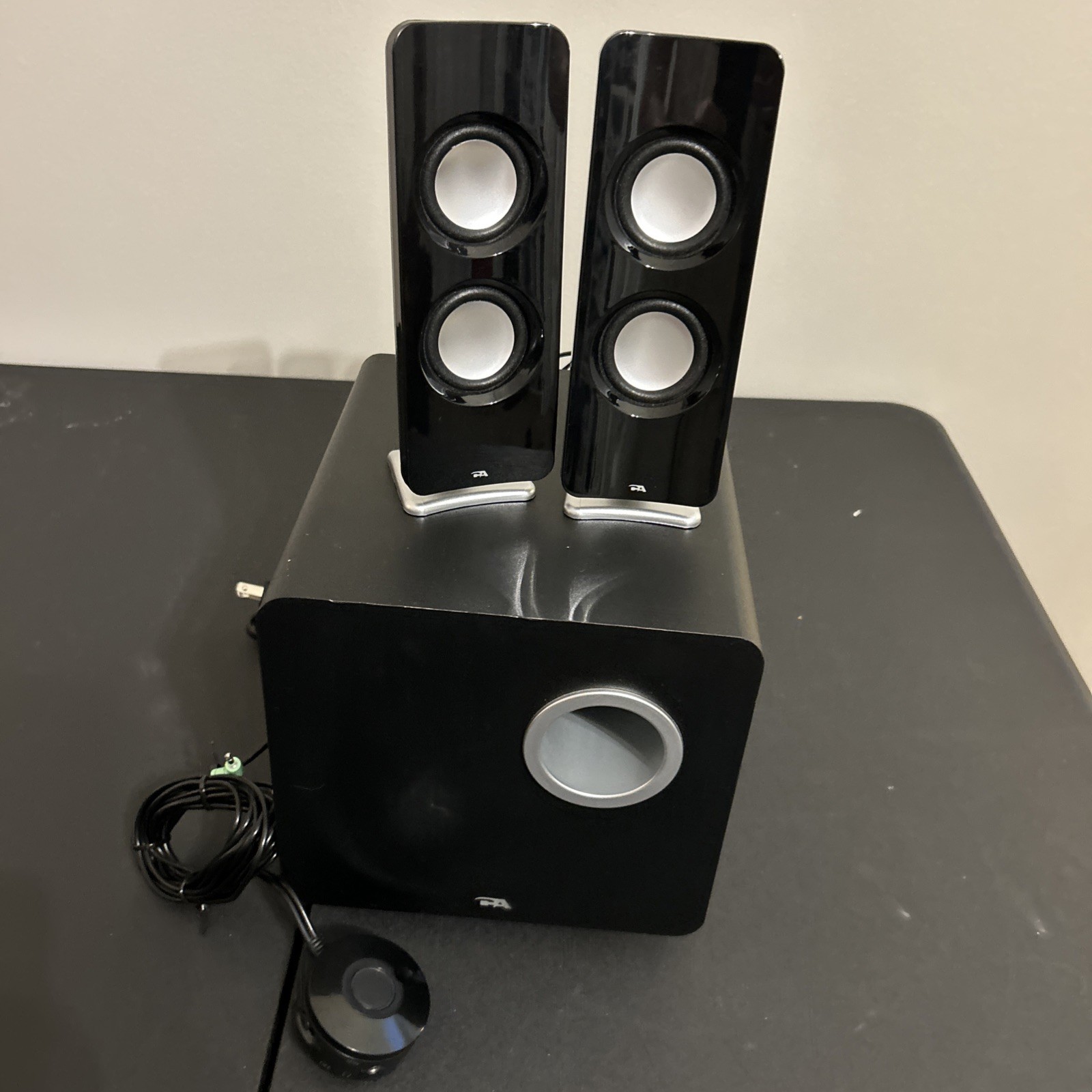 Cyber Acoustics PC Speakers Desktop Wired 2.1 5.25” Subwoofer CA-3610 Gaming