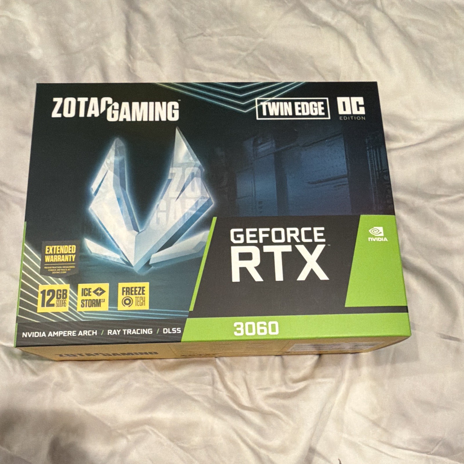 ZOTAC GeForce RTX 3060 Twin Edge OC 12GB GDDR6 VR Ready Graphics Card
