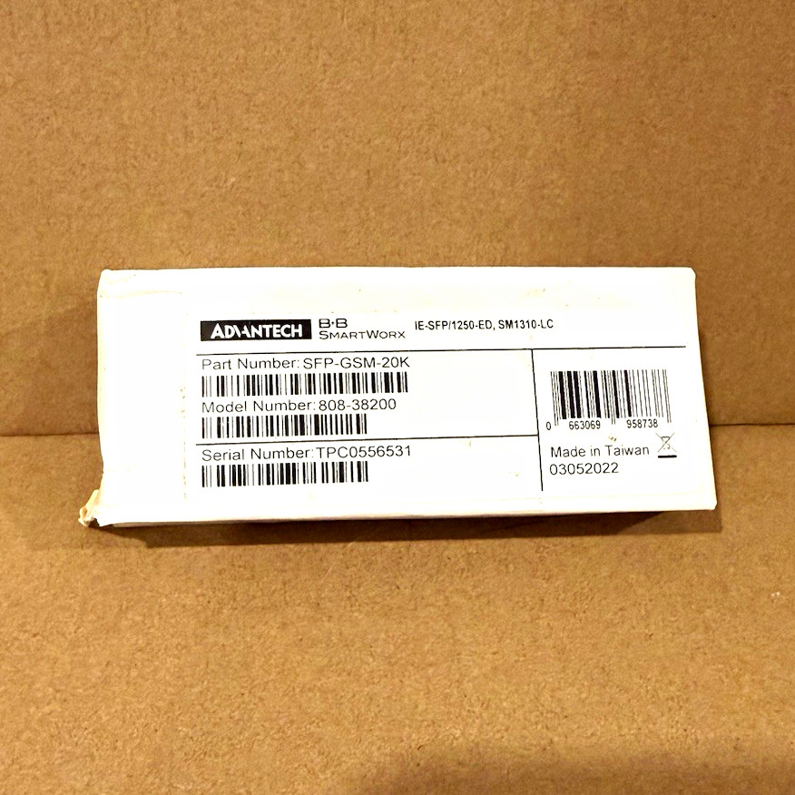 Advantech B+B SmartWorx iSFPi1250-ED SM1310-LC SFP Module SFP-GSM-20K