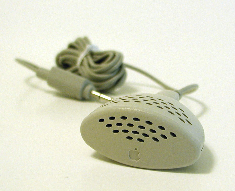 Apple Macintosh PlainTalk Microphone Beige 590-0670 Mac